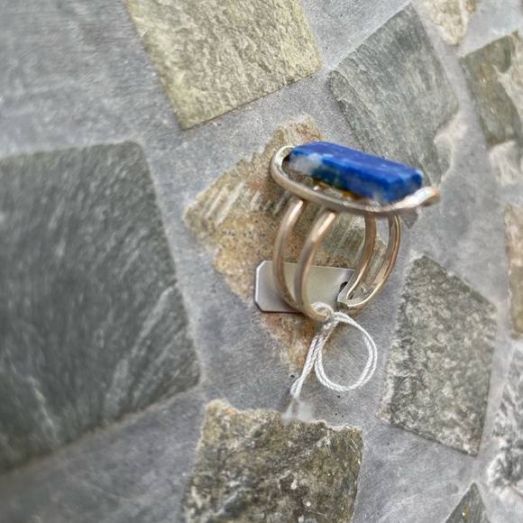 Lapis Lazio sterling silver ring - Picture 7 of 13